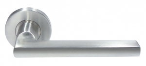 York Lever Door Handle Set (stainless steel)